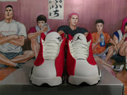 Jordan Basketball Sneakers Gray White Red