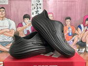 Nike Black Perforated Slip-On Clogs