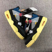 Union LA x Air Jordan 4 Off Noir Sneakers Black/Blue