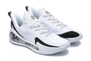 901-06 White Black Basketball Sneakers 3027632-100