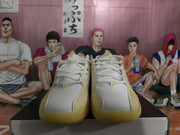 Nike Basketball Sneakers White Yellow Gold