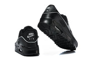 Nike Air Max 90 Black and Silver Sneakers