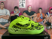 Puma Fluorescent Yellow Basketball Sneakers