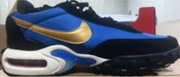 Nike Air Max Waffle SP Blue and Gold Sneakers
