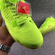 Jordan Air Jordan 4 Knit Fluorescent Green Sneakers