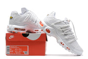 Nike Air Max Plus White Orange Sneakers