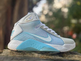 Nike HD2008 High-Top Basketball Sneakers White Light Blue