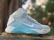 Nike HD2008 High-Top Basketball Sneakers White Light Blue