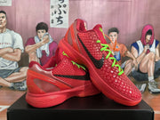 Nike Reverse Hornets Basketball Sneakers Red Green