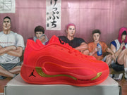 Jordan Red and Gold Basketball Sneakers