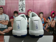 Nike LeBron Basketball Shoes White and Deep Blue