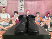 Jordan Lakers Basketball Sneakers Black Purple Yellow