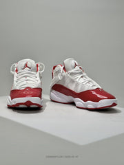 Jordan 6-3 White/Red High-Top Sneakers