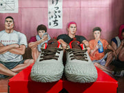 Nike Basketball Sneakers Dark Gray Red