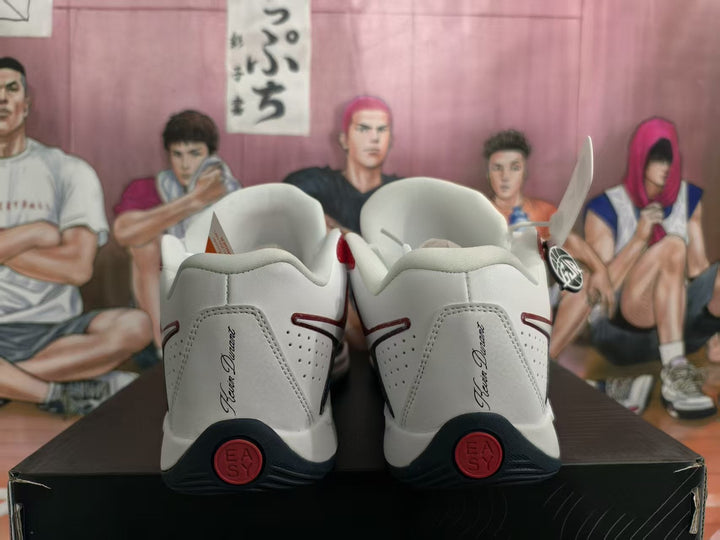 Nike Basketball Sneakers White Red