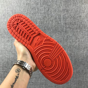 Jordan Air Jordan 1 Mid GS Orange Pink Sneakers