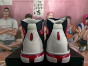 Nike High-Top Basketball Sneakers Navy White Red