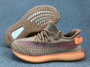 Adidas Yeezy 350 V2 Kids Sneakers Brown and Orange