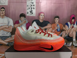 Nike Basketball Shoes White and Bright Orange