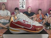 Nike White and Red Basketball Sneakers