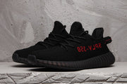 Yeezy 350 V2 Black Knit Sneakers