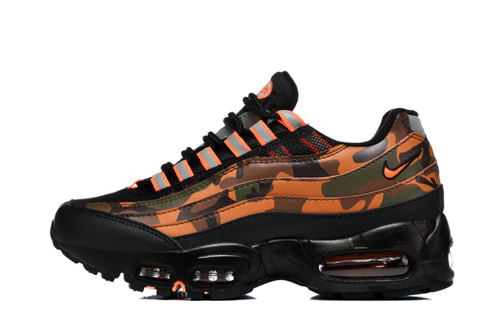 Nike Air Max 95 Camo Sneakers in Orange and Black