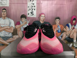 Nike Black and Pink Basketball Sneakers