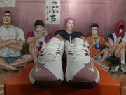 Nike Zoom Basketball Sneakers White Red