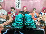 Nike Zoom Basketball Shoes in Teal and Black