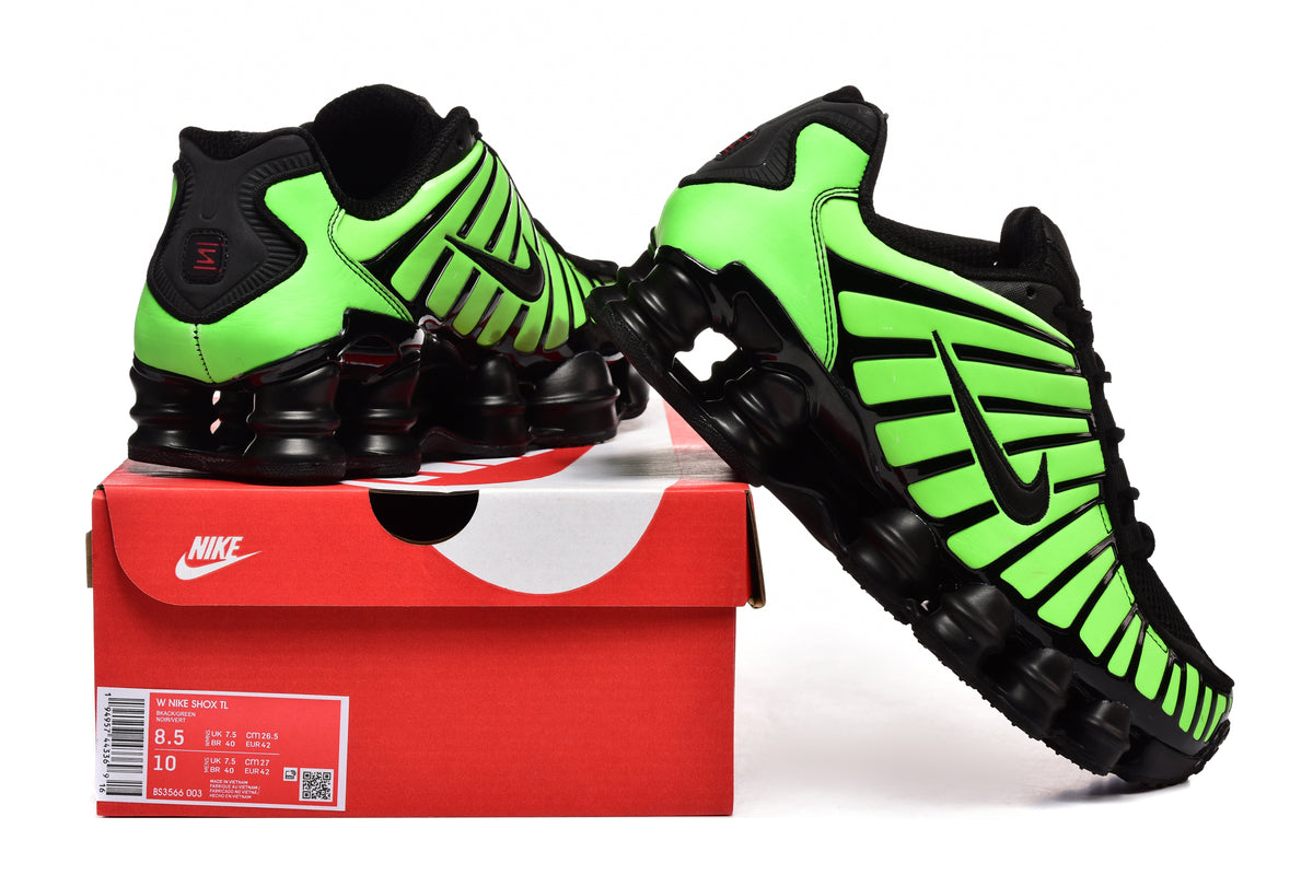 Nike Shox TL Sneakers in Volt Green and Black
