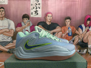 Nike Cushlon 3.0 Basketball Sneakers Blue Green