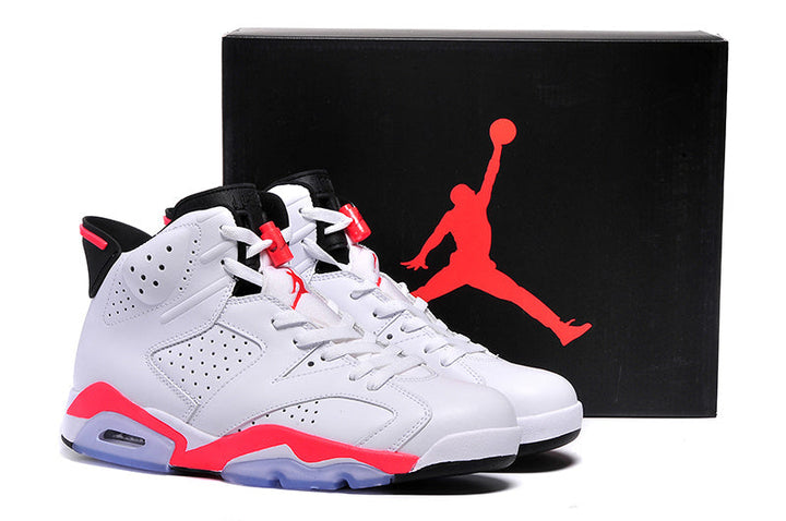 Jordan Air Jordan 6 High-Top Sneakers White Red 384664-123