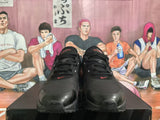 Nike Air Max Black and Dark Red Sneakers