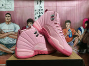 Jordan 12 Pink Basketball Sneakers
