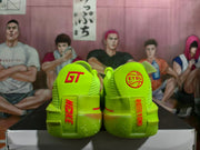 Nike GT Basketball Shoes in Volt Green and Red
