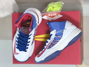 Nike HD2012 Kids High-Top Basketball Shoes White Blue Red