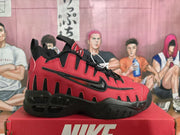 Nike Air More Uptempo Red and Black Sneakers