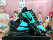 Nike Kobe 5 Basketball Sneakers Black Turquoise