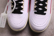 Jordan Air Jordan 2 Low SP Off-White White Red DM7866-140