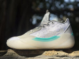 Jordan 39 Basketball Sneakers Gray Lavender Teal