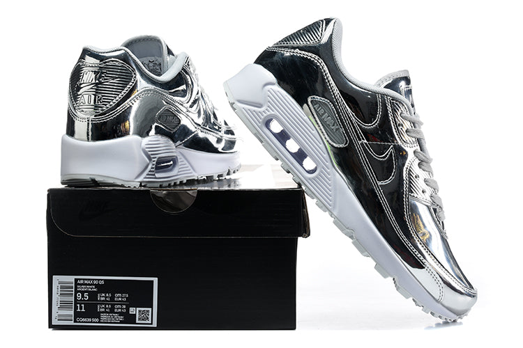 Nike Air Max 90 QS Silver Metallic Sneakers