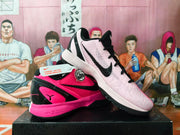 Nike Kobe 6 Protro Basketball Shoes Pink and White