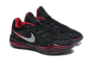Nike Basketball Shoes Black and Red Low-Top Sneakers