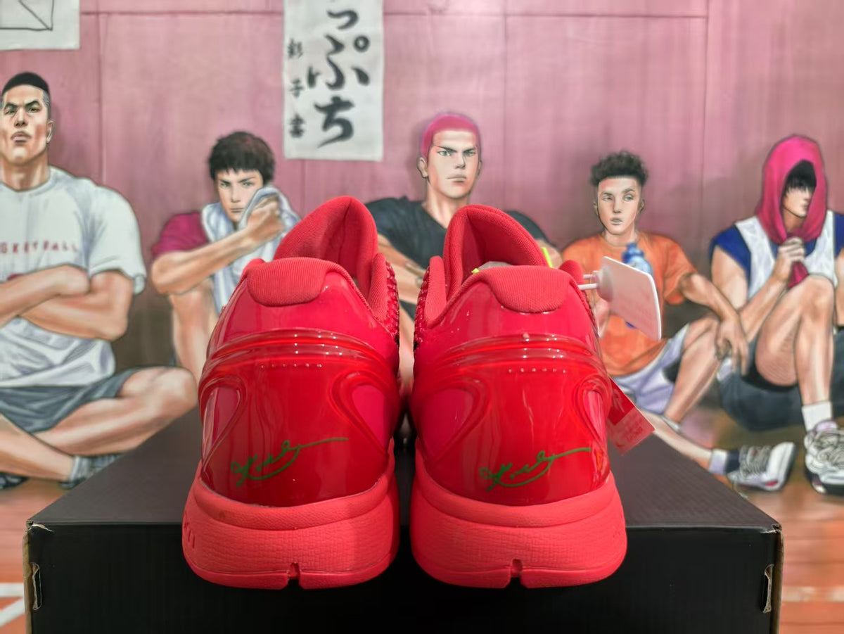 Nike GT Reverse Green Hornet Basketball Sneakers Red