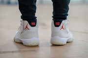 Jordan Air Jordan 11 Platinum Tint White Red Sneakers