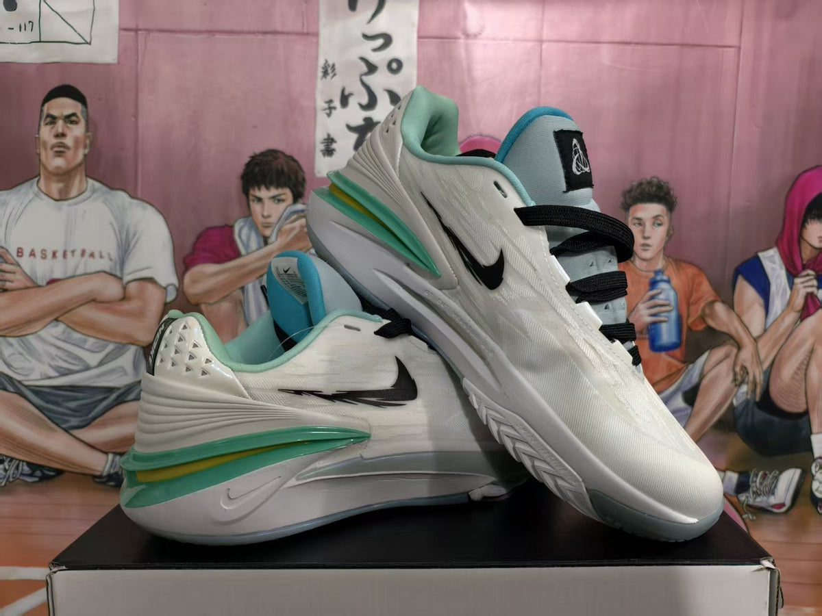 Nike Basketball Sneakers White Green