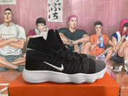 Nike Black High-Top Basketball Sneakers with White Swoosh