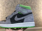 Jordan 1 High Grey Green Sneakers 555088-070
