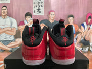 Nike Red and Black High-Top Sneakers