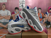 Nike Big Eyes Basketball Sneakers White Blue Red